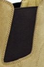 Boot gusset unlined