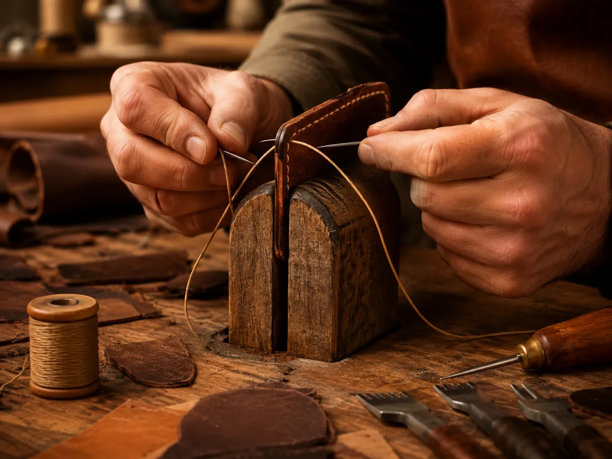 Traditional Saddle Stitching & Sewing