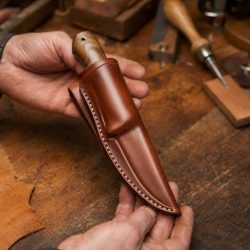 leather sheath wet molded